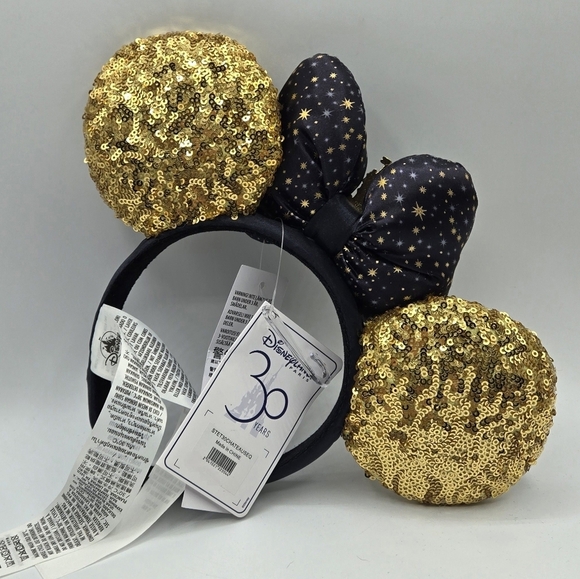 Disneyland Paris 30th Anniversary Minnie Mouse Ears Headband - Picture 5 of 7